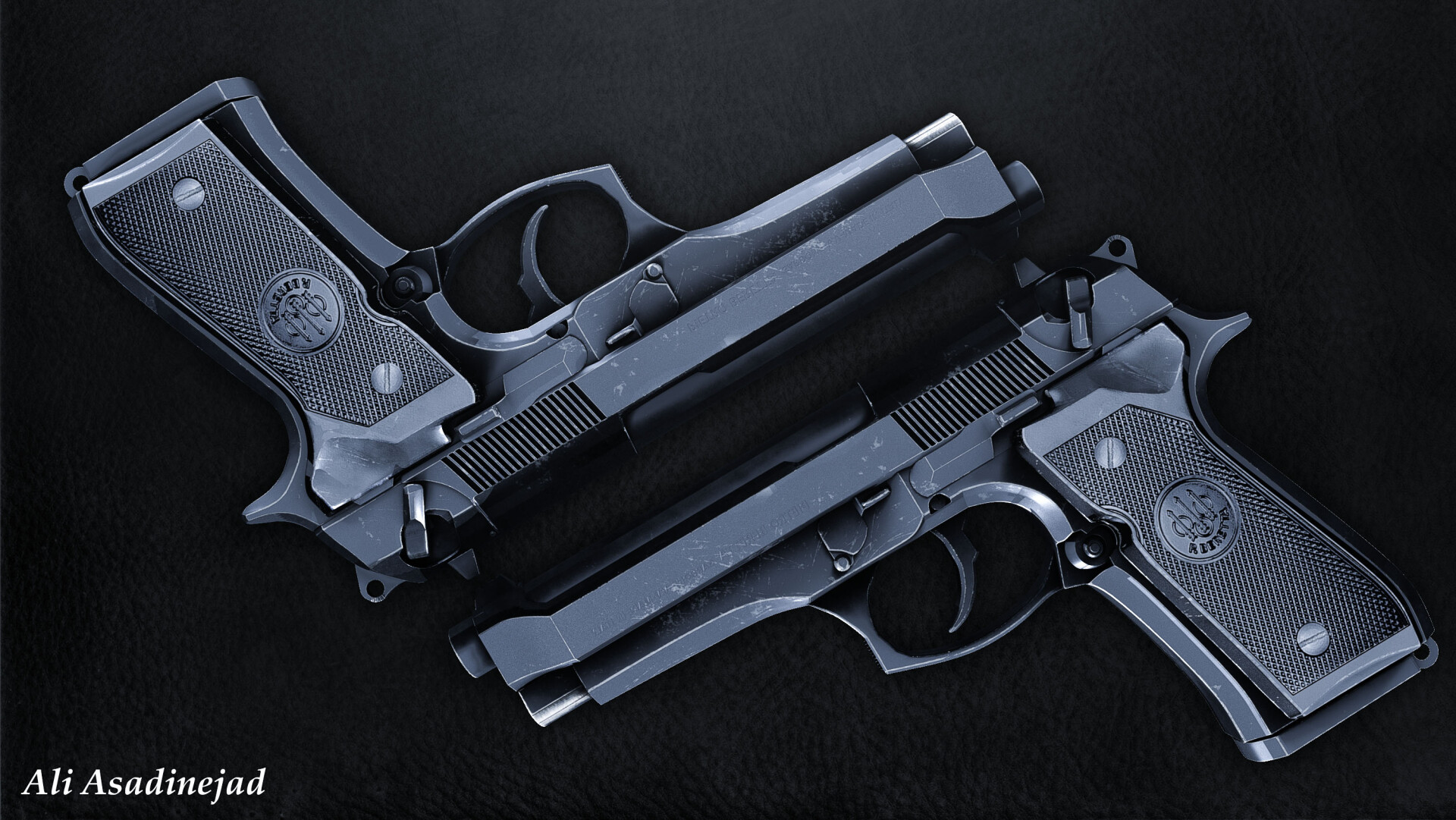 اسلحهBERETTA92fs - تصویر 6327