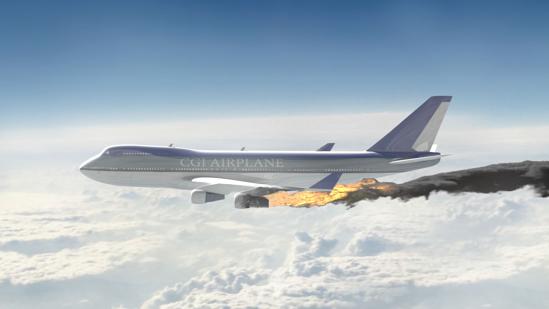 آتش سوزی هواپیما - تصویر 837