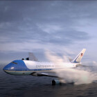 شبیه سازی فرود هواپیما در اقیانوس