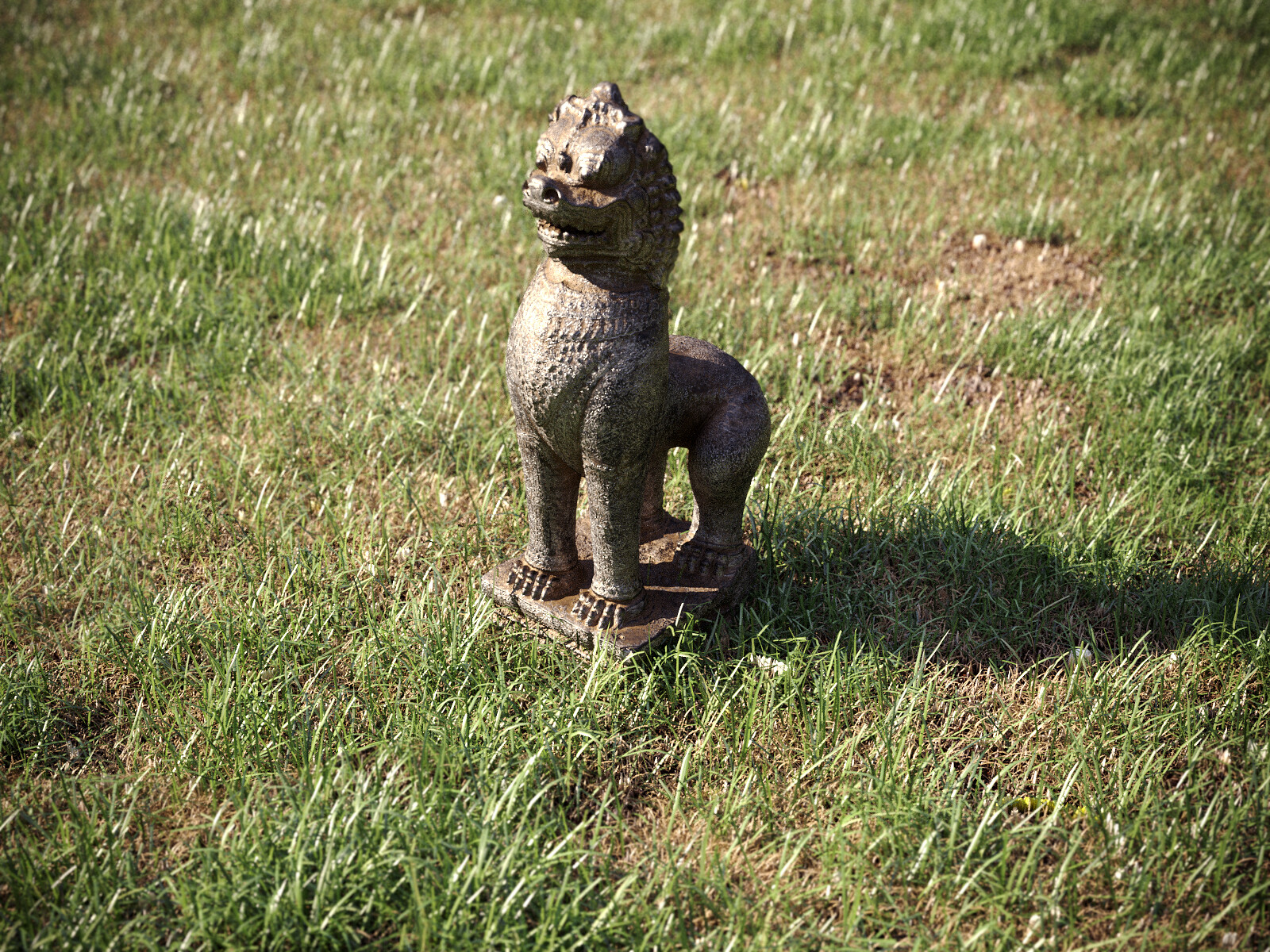 Ancient Lion Statue - تصویر 593