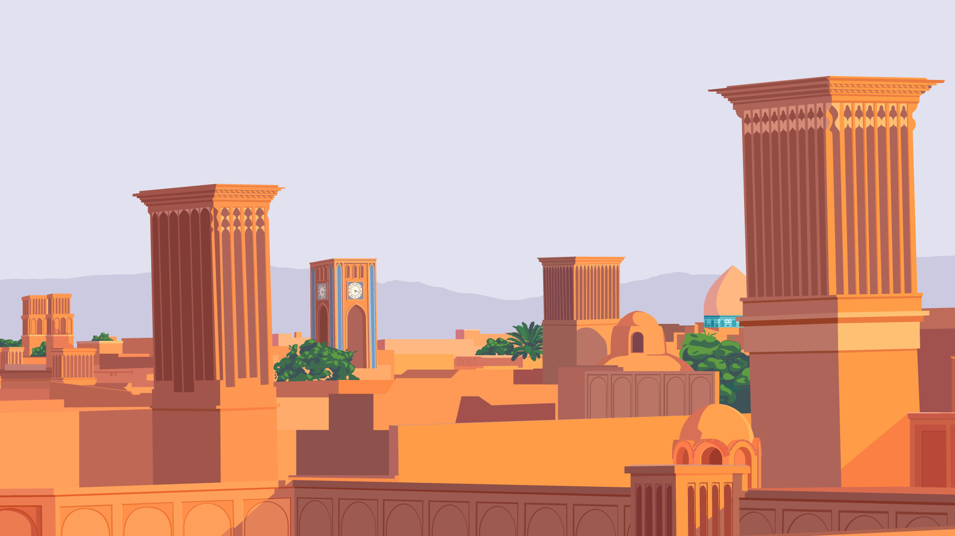 نمایی از شهر یزد - تصویر 6946