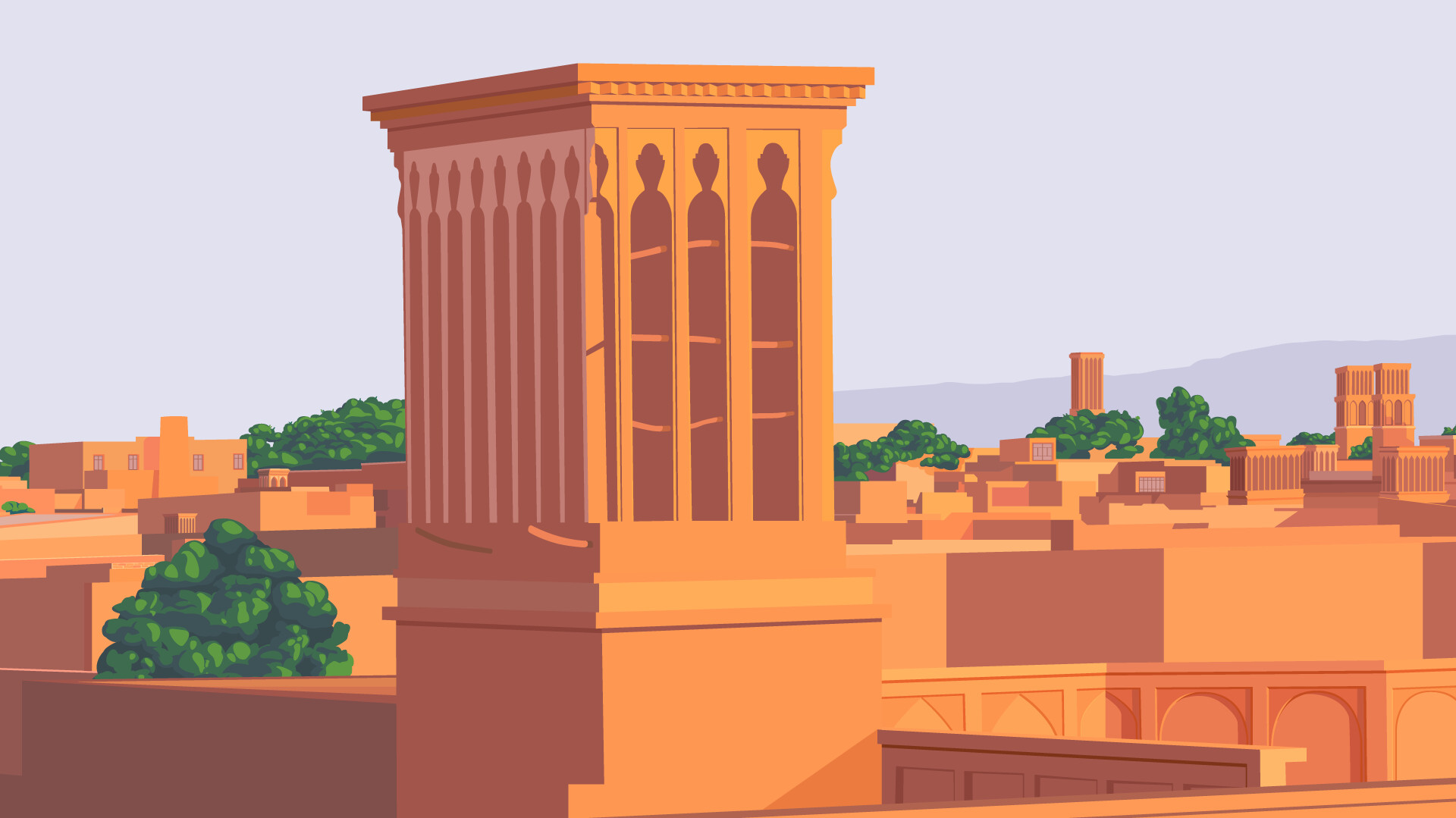 نمایی از شهر یزد - تصویر 6945