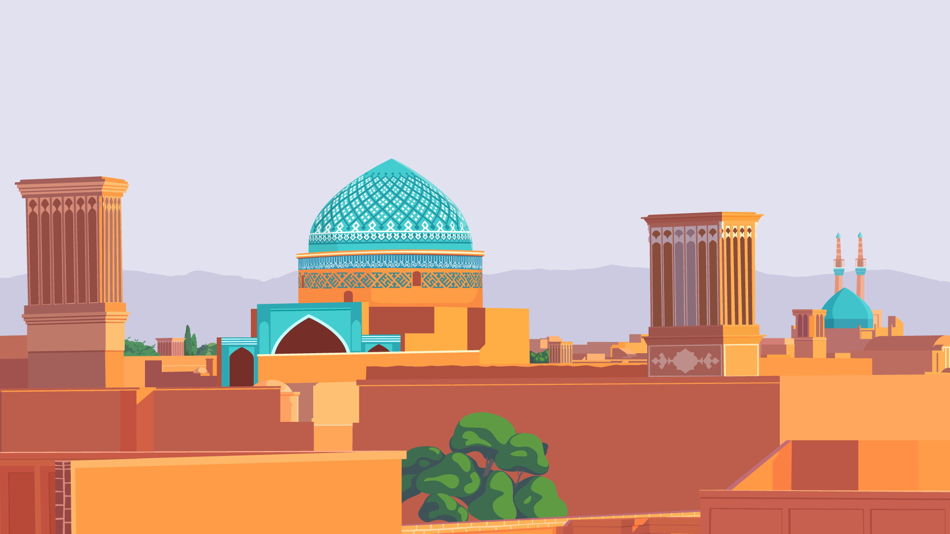 نمایی از شهر یزد - تصویر 6944