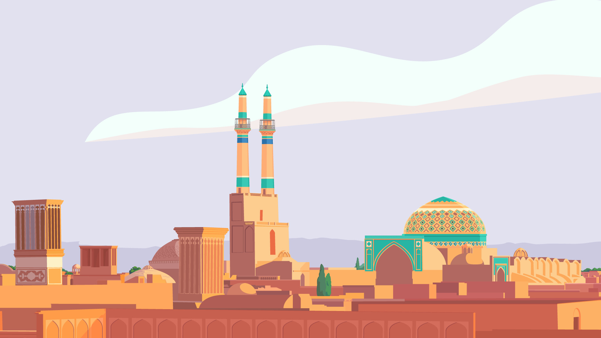 نمایی از شهر یزد - تصویر 6943