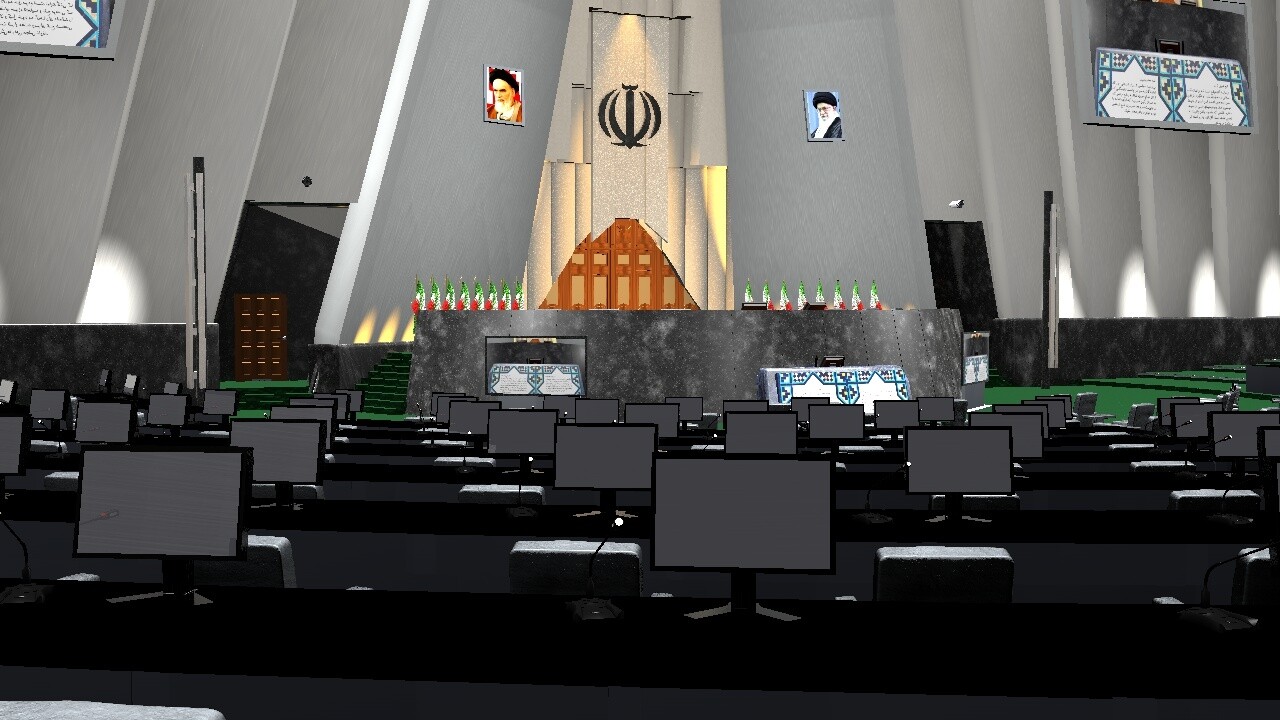 مدل سه بعدی مجلس شورای اسلامی - تصویر 7014