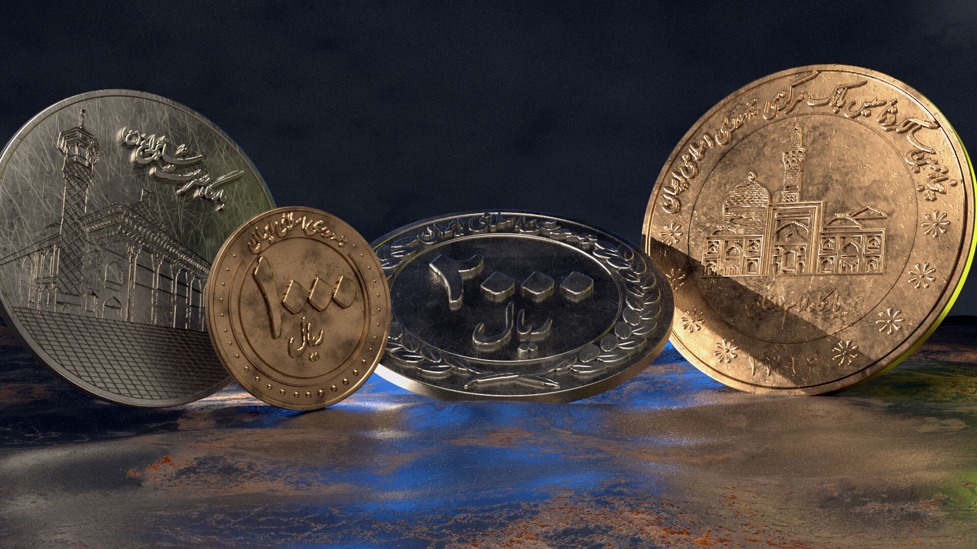 مدل های سه بعدی سکه های ایرانی - تصویر 7025
