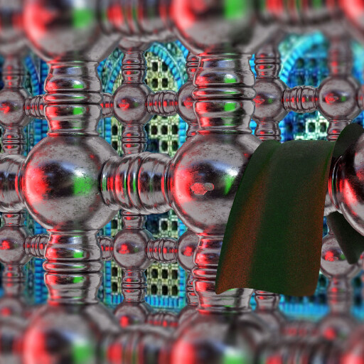 مدل سه بعدی و رندرینگ ضریح