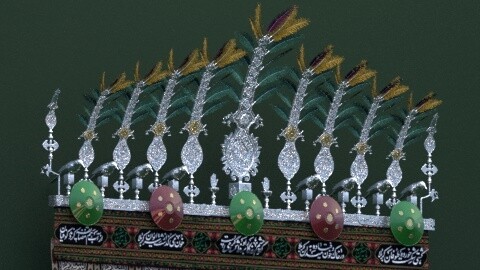 مدل سازی عَلَم برای محرم - تصویر 7033