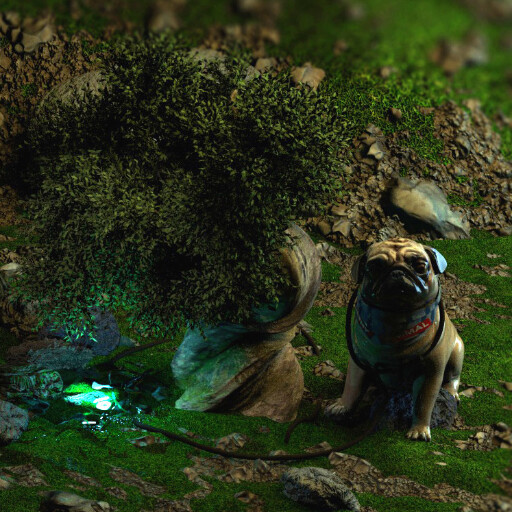 نورپردازی و رندر طبیعت