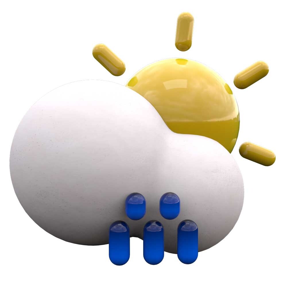 آیکون پک سه بعدی آب و هوا - تصویر 7048