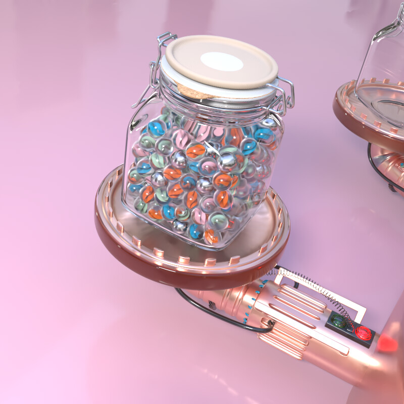 انیمیشن پرکردن شیشه از تیله - تصویر 7055