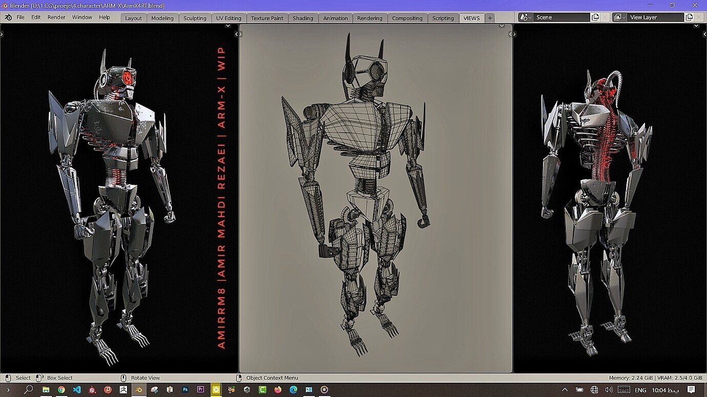 ARM-X CHARACTER modelling almost finished - تصویر 7088