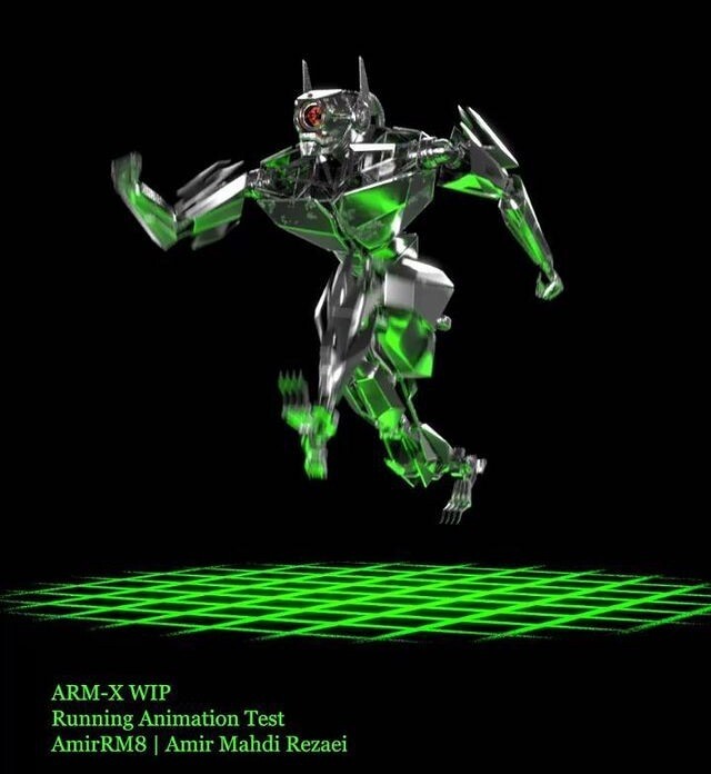 ARM-X Running Animation Test Wip - تصویر 7089