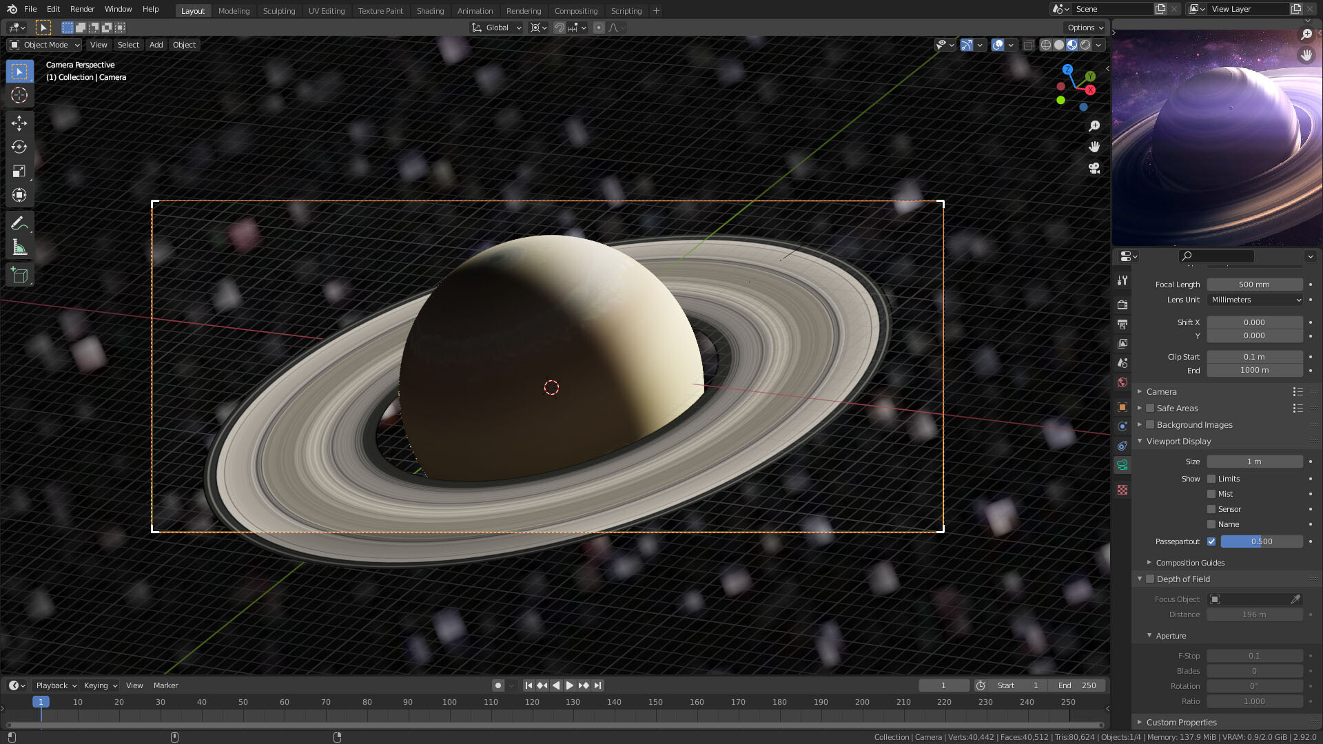 شبیه سازی سیاره زحل در بلندر - تصویر 7102