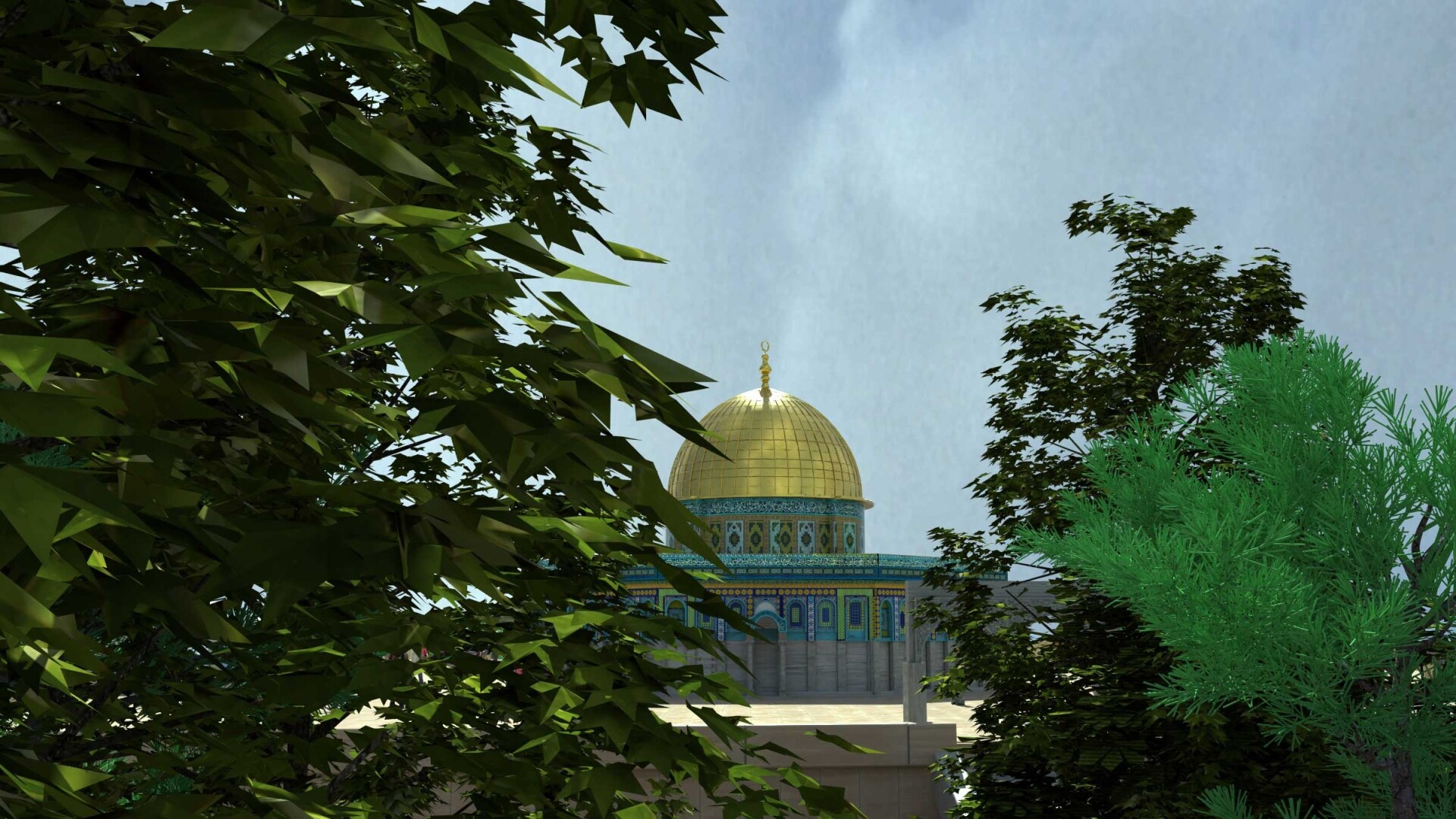 بیت المقدس (مدل+ نورپردازی+متریال) - تصویر 7114