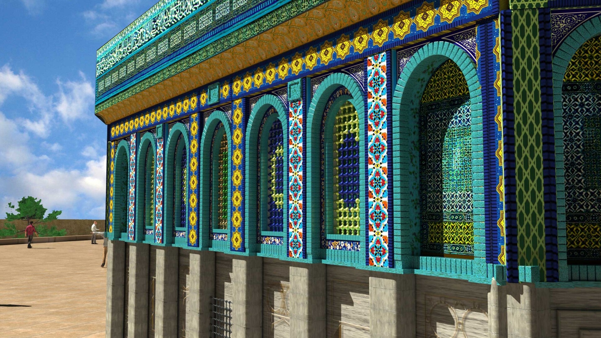 بیت المقدس (مدل+ نورپردازی+متریال) - تصویر 7109