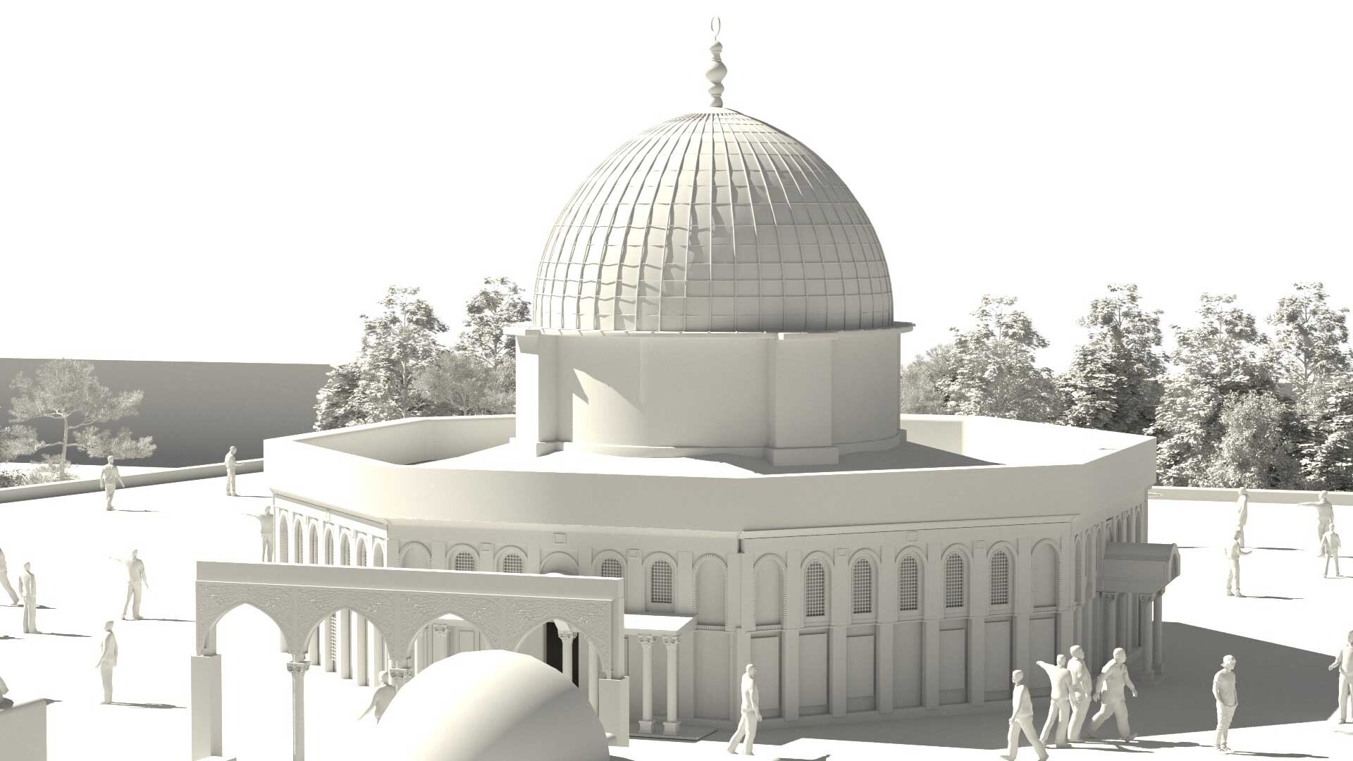 بیت المقدس (مدل+ نورپردازی+متریال) - تصویر 7107