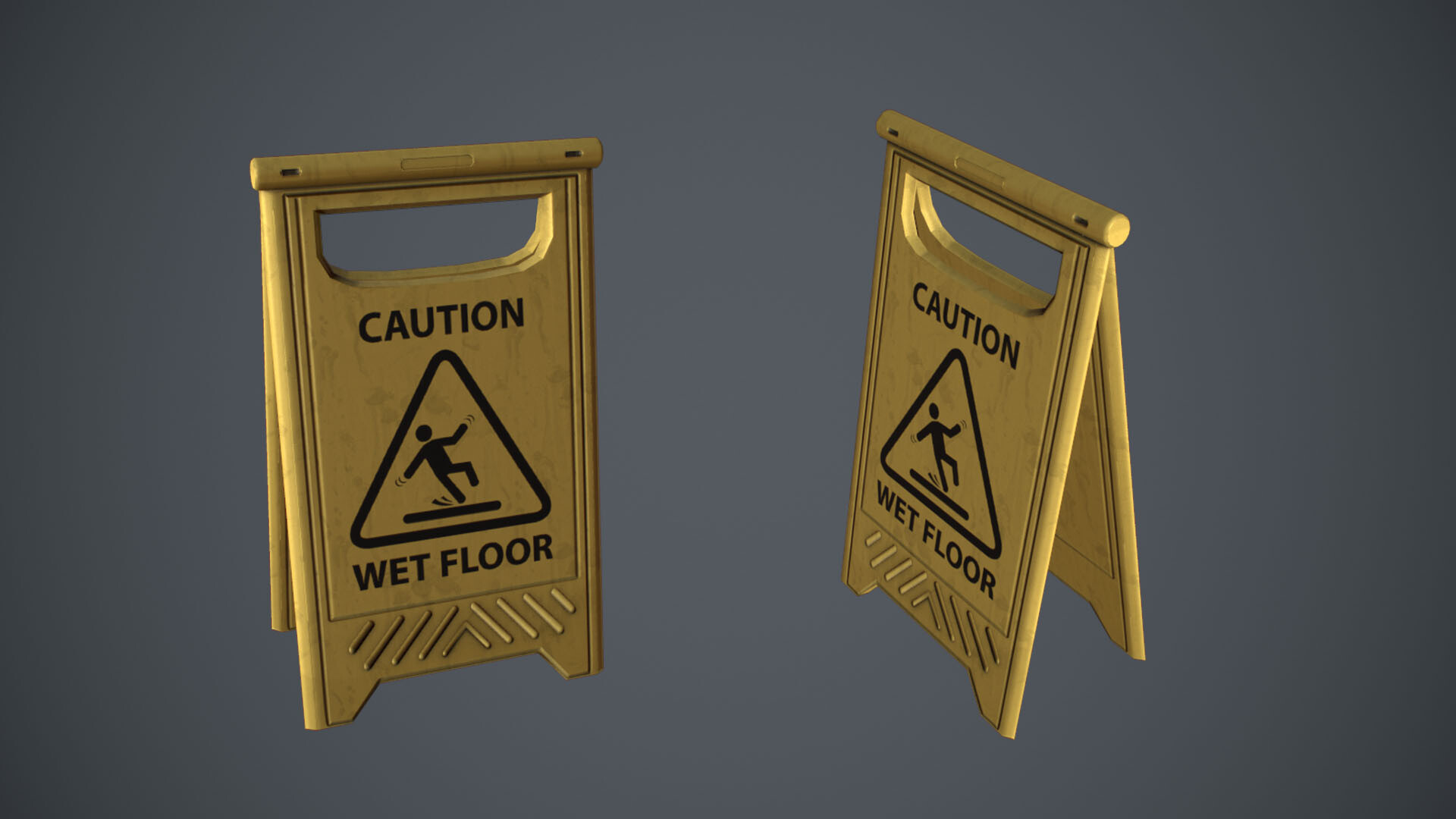 wet floor sign - تصویر 7143
