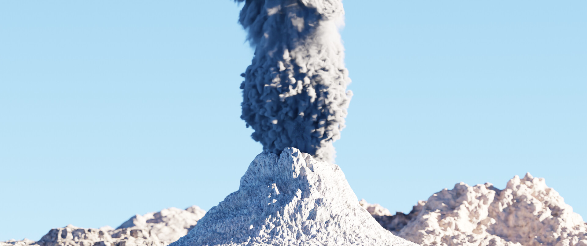 شبیه سازی آتشفشان در بلندر - تصویر 7190