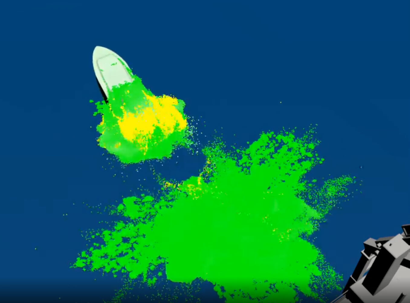 شبیه سازی رها کردن قایق نجات در اقیانوس - تصویر 7265