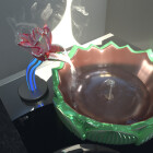 شبیه سازی آبنما در حوض لوتوس و شبیه سازی دود عود از گل رز