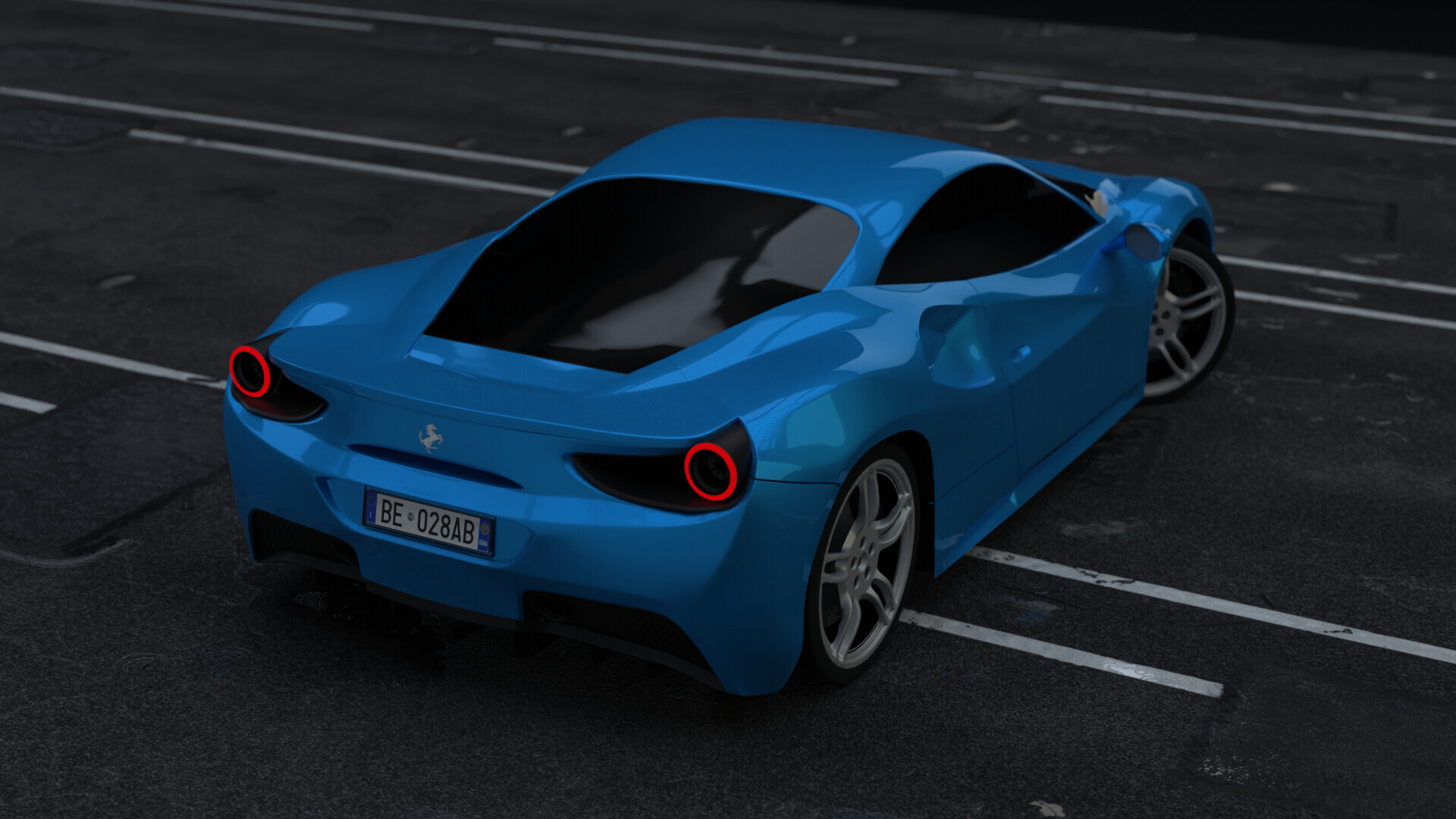 مدل سه بعدی Ferrari 488 GTB - تصویر 7408