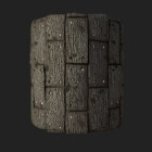 تکسچر PBR چوب ساخته شده در Substance Designer