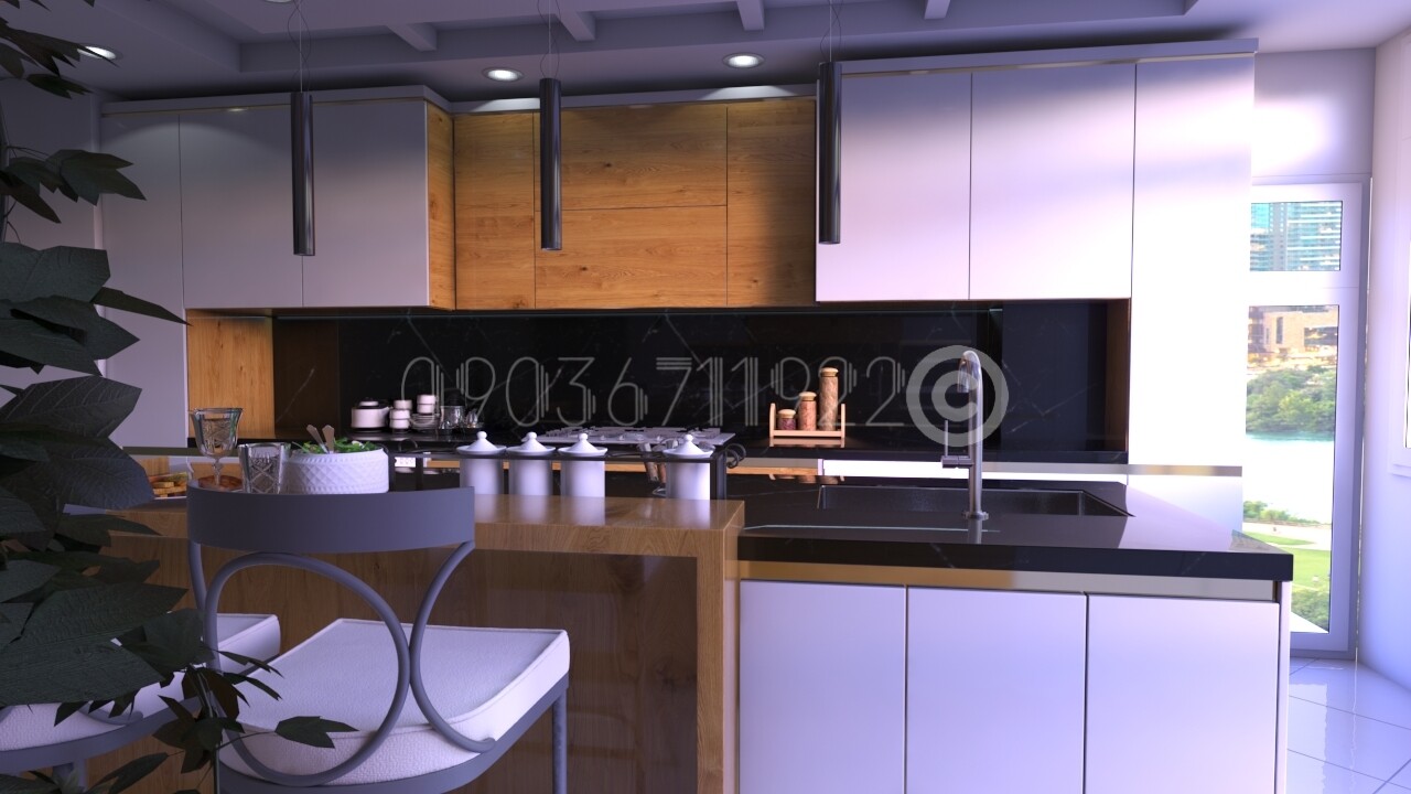 طراحی آشپزخانه مدرن - تصویر 7420