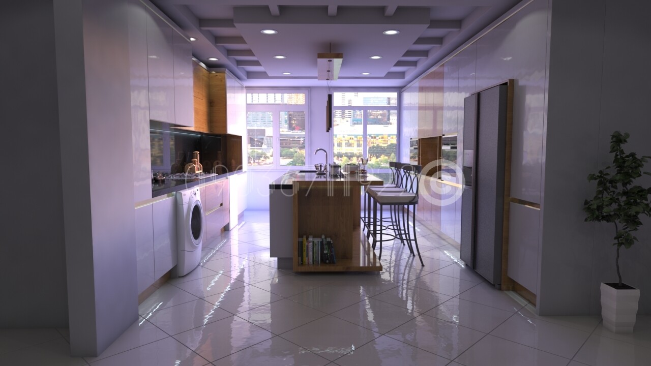 طراحی آشپزخانه مدرن - تصویر 7423