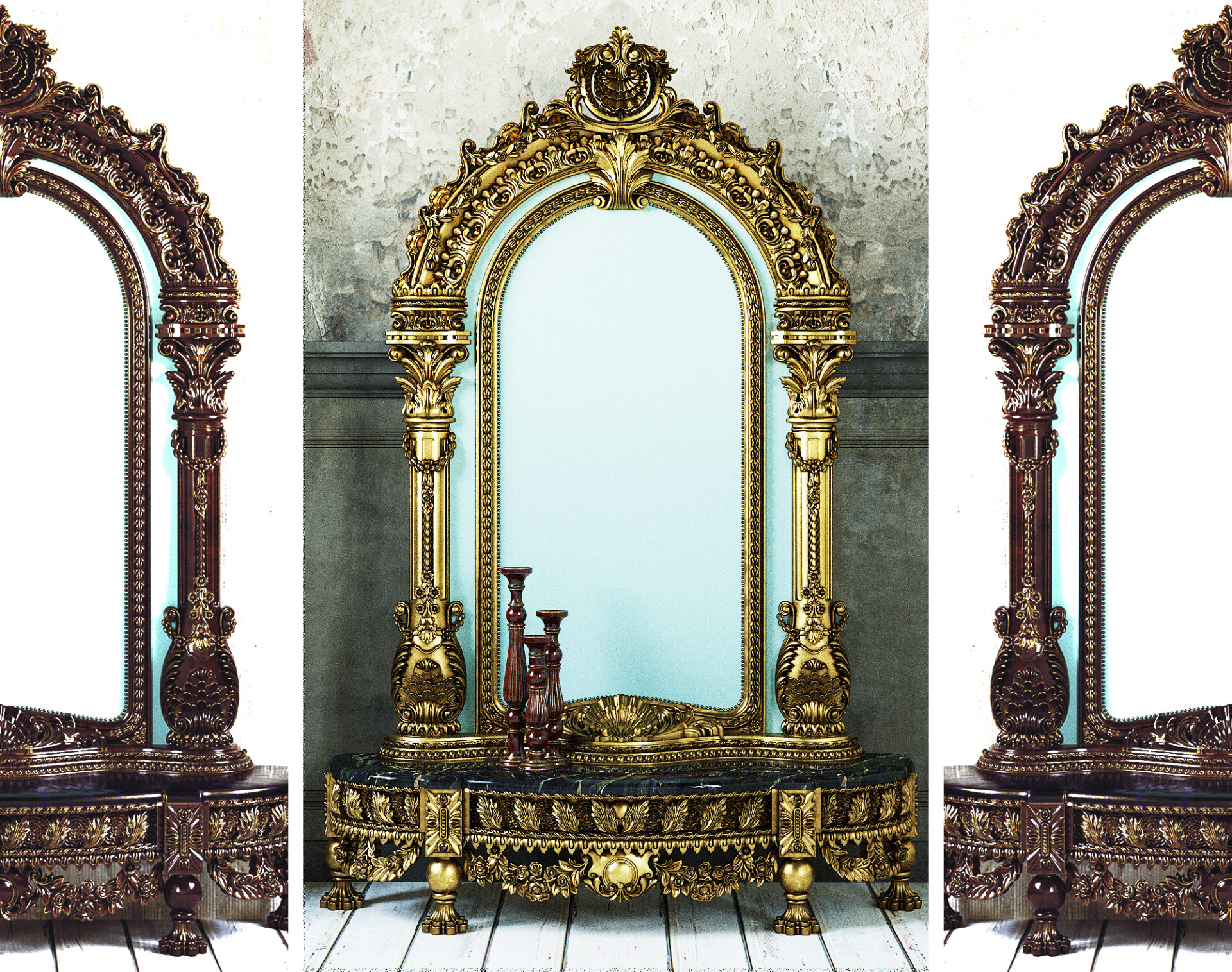 Italian Stand Miror - تصویر 7471