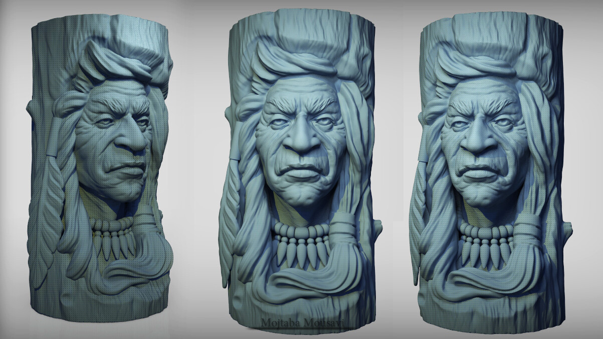 Native Americans Sculpture - تصویر 7479