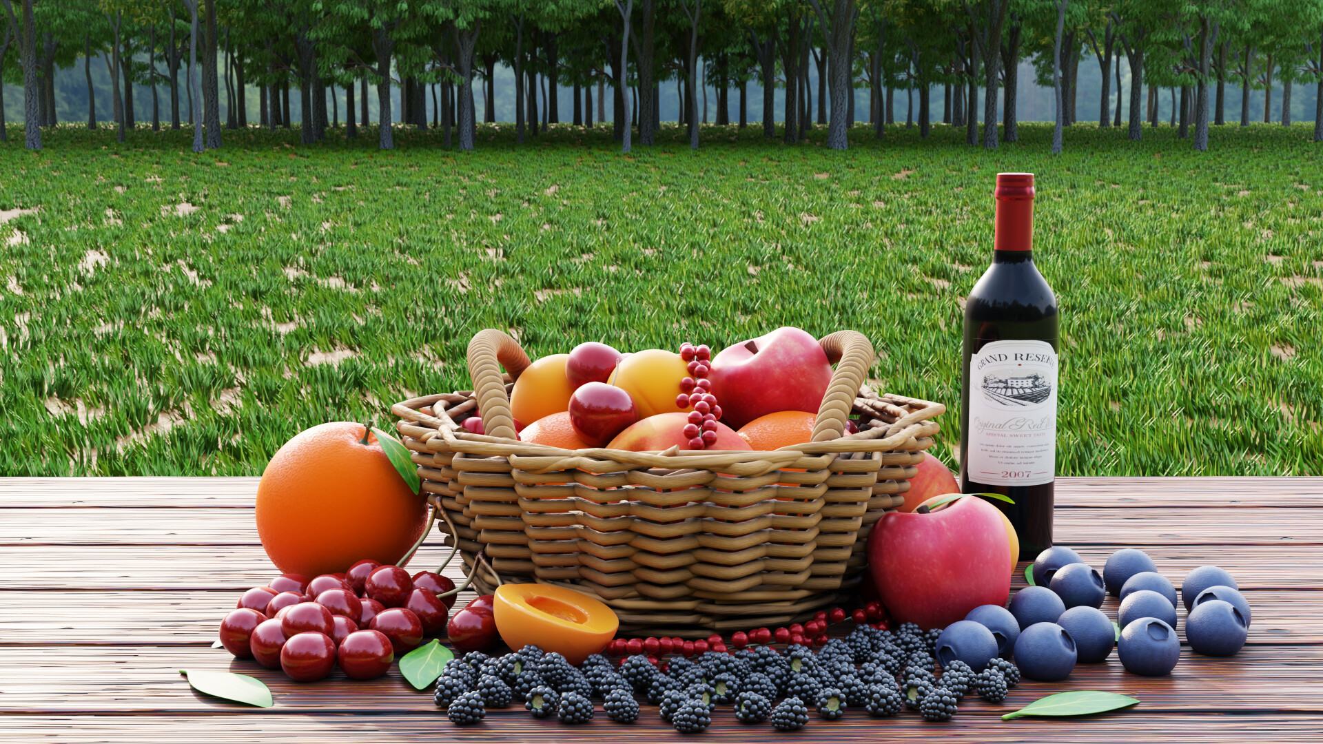 سبد میوه - تصویر 7596