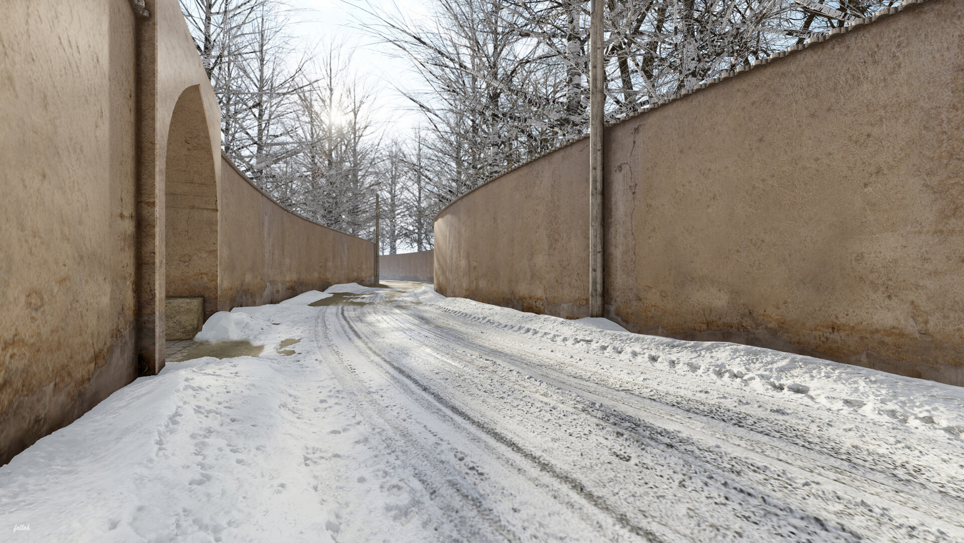 winter alley - تصویر 7605