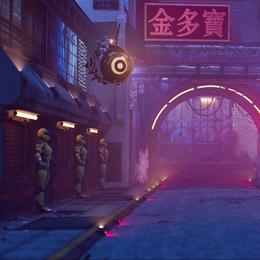 Sci-Fi Eastern Alley