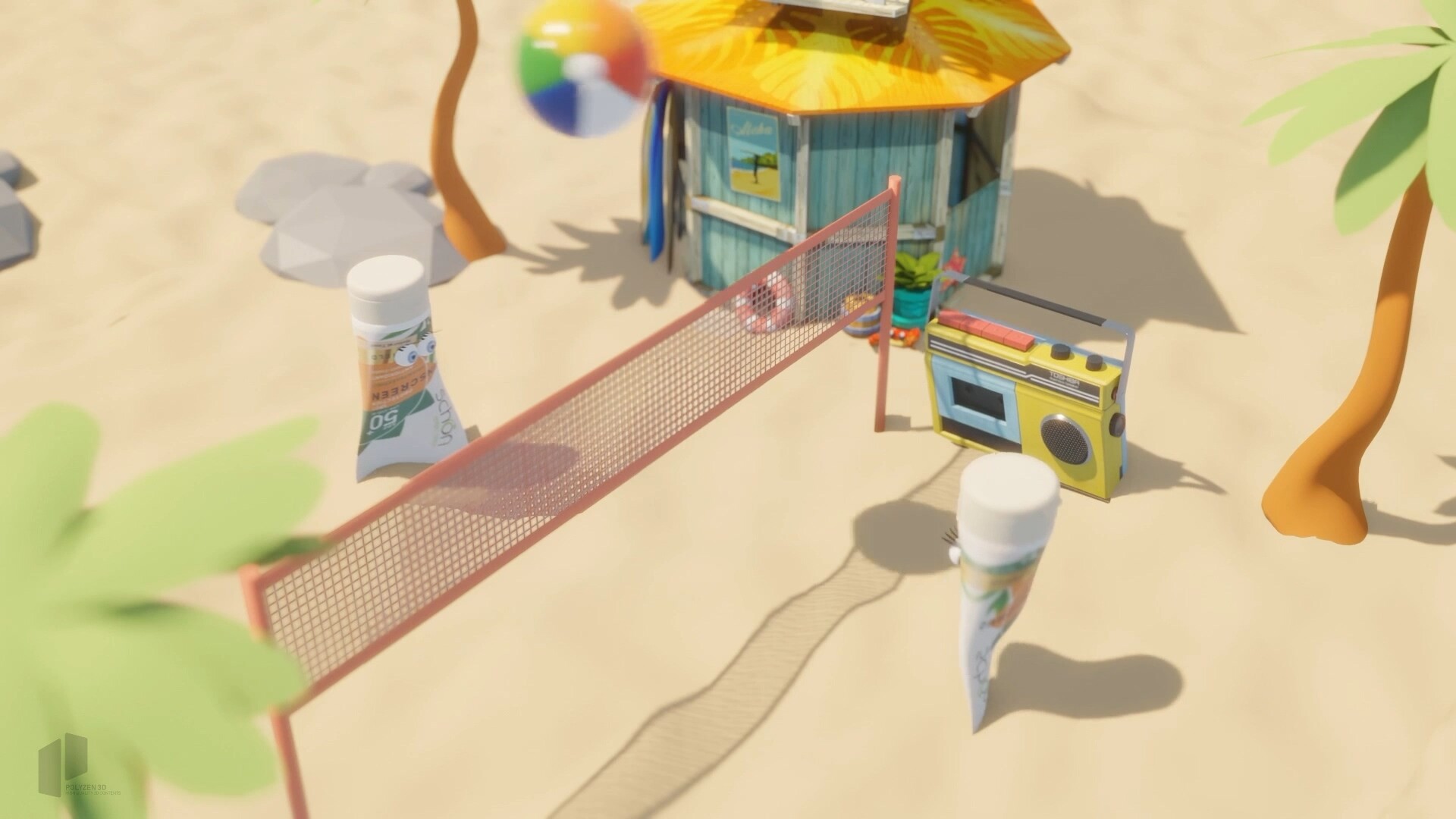 انیمیشن تبلیغاتی کرم ضد آفتاب - تصویر 7762