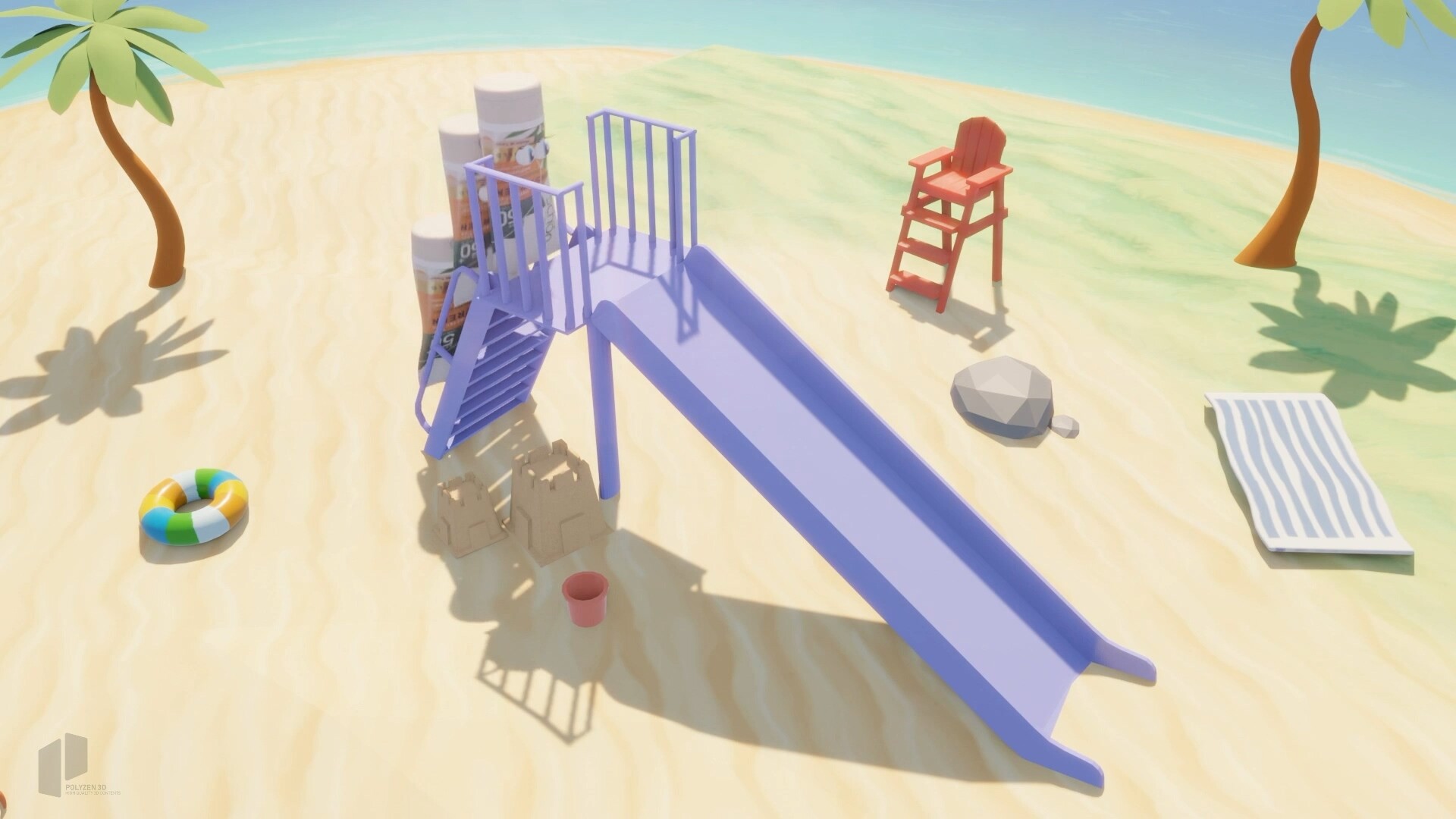 انیمیشن تبلیغاتی کرم ضد آفتاب - تصویر 7763