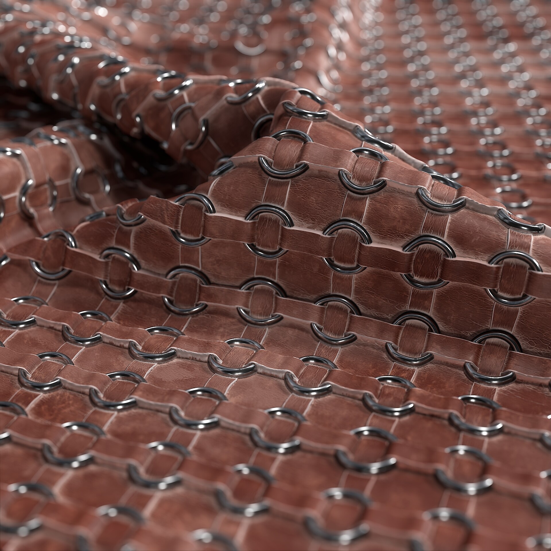 متریال چرم زره پی بی آر | سابستنس دیزاینر - تصویر 8111