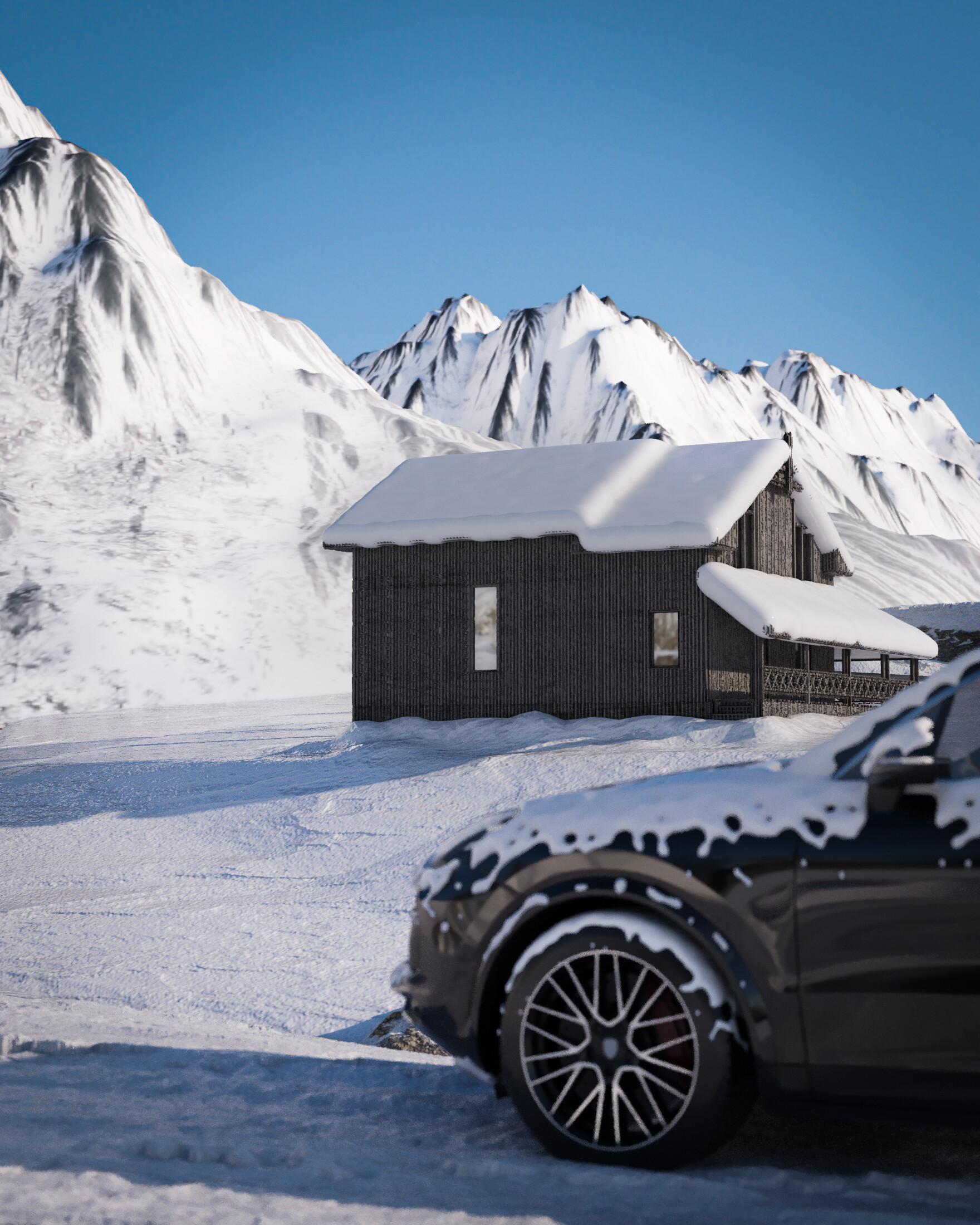 کوهستان برفی - تصویر 8200