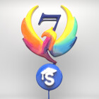 شبیه سازی لوگوی رنگی و پخش شدن آن روی دیوار