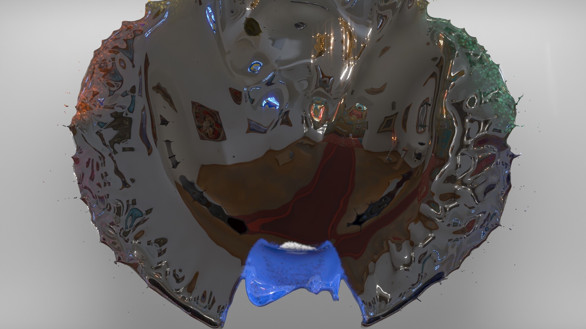 شبیه سازی لوگوی رنگی و پخش شدن آن روی دیوار - تصویر 8265