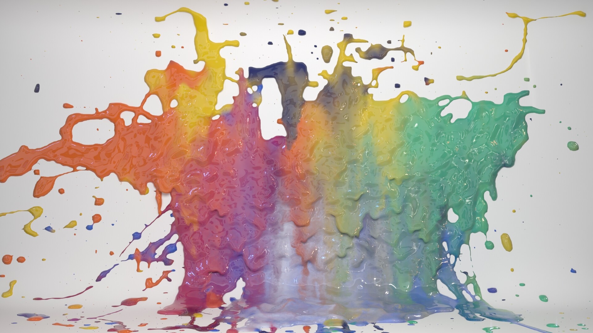 شبیه سازی لوگوی رنگی و پخش شدن آن روی دیوار - تصویر 8269