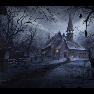 RE Village concept art