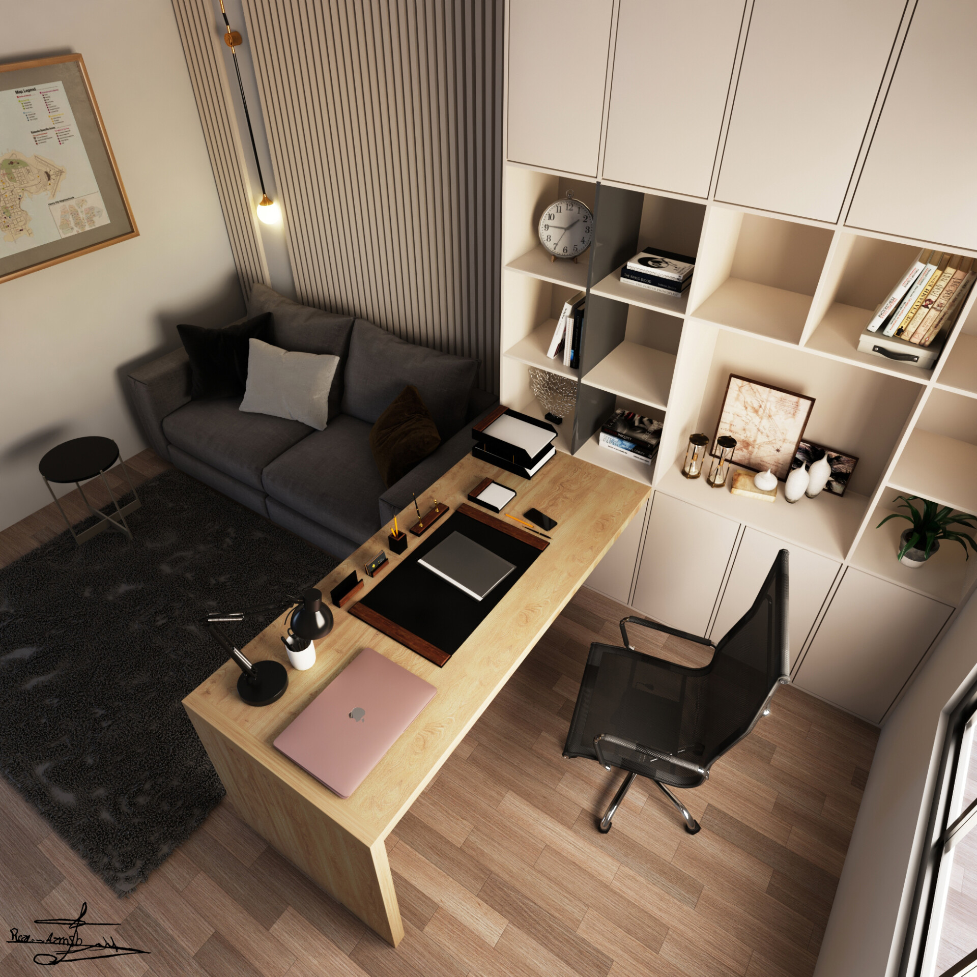 طراحی دفتر مدرن - تصویر 8383