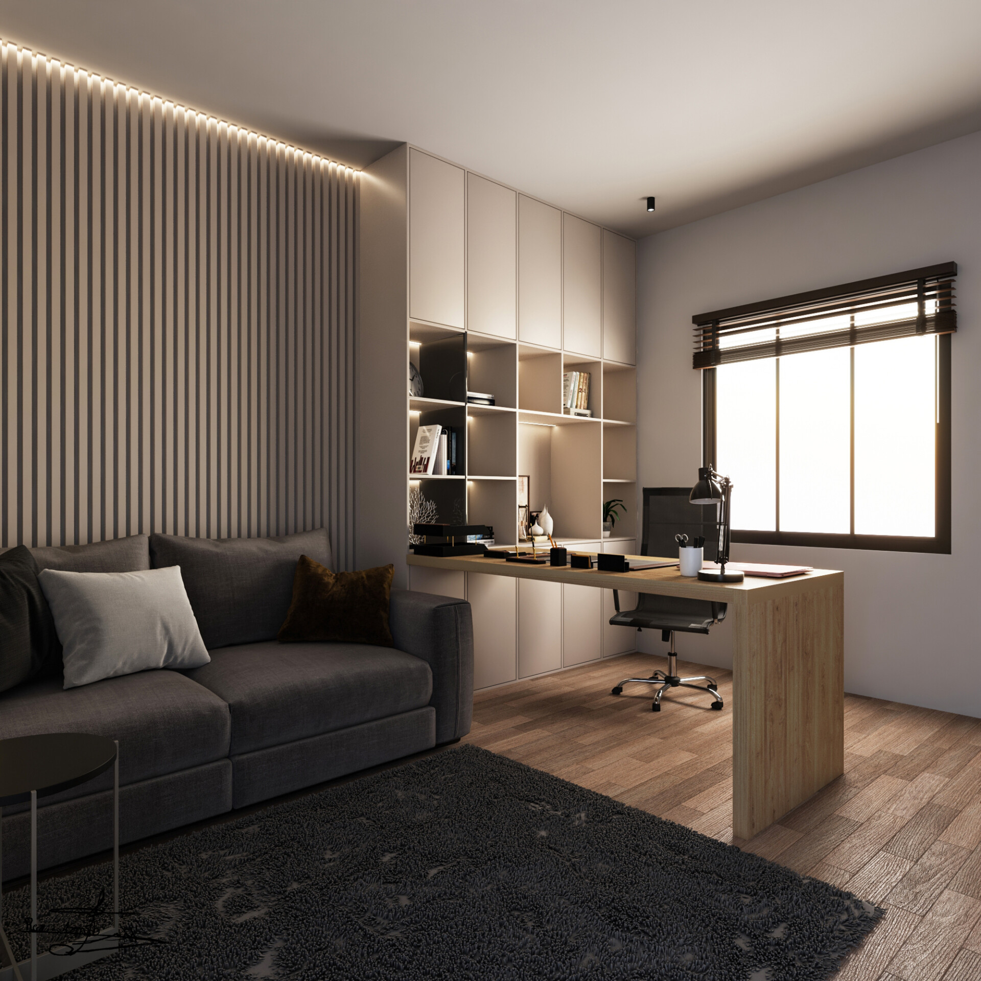 طراحی دفتر مدرن - تصویر 8384