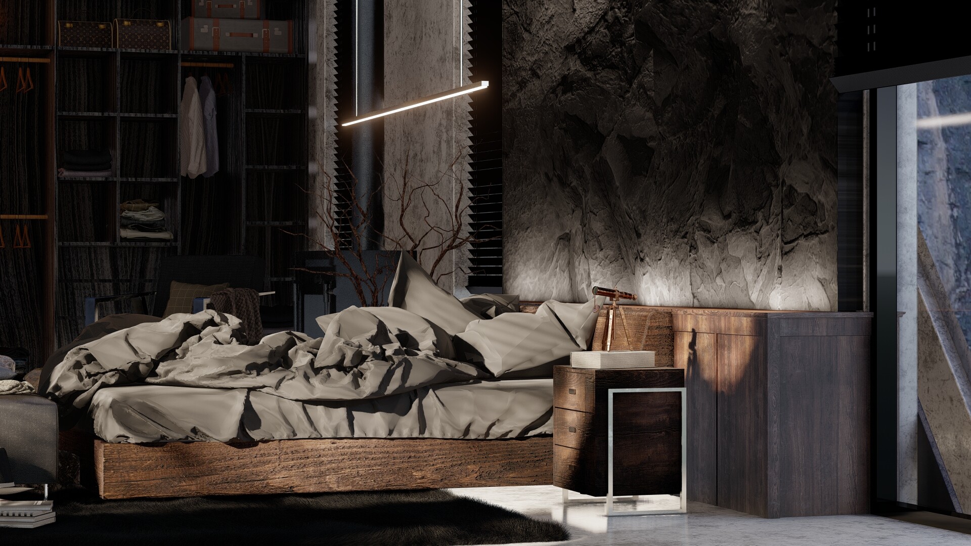 black villa bedroom - تصویر 8387