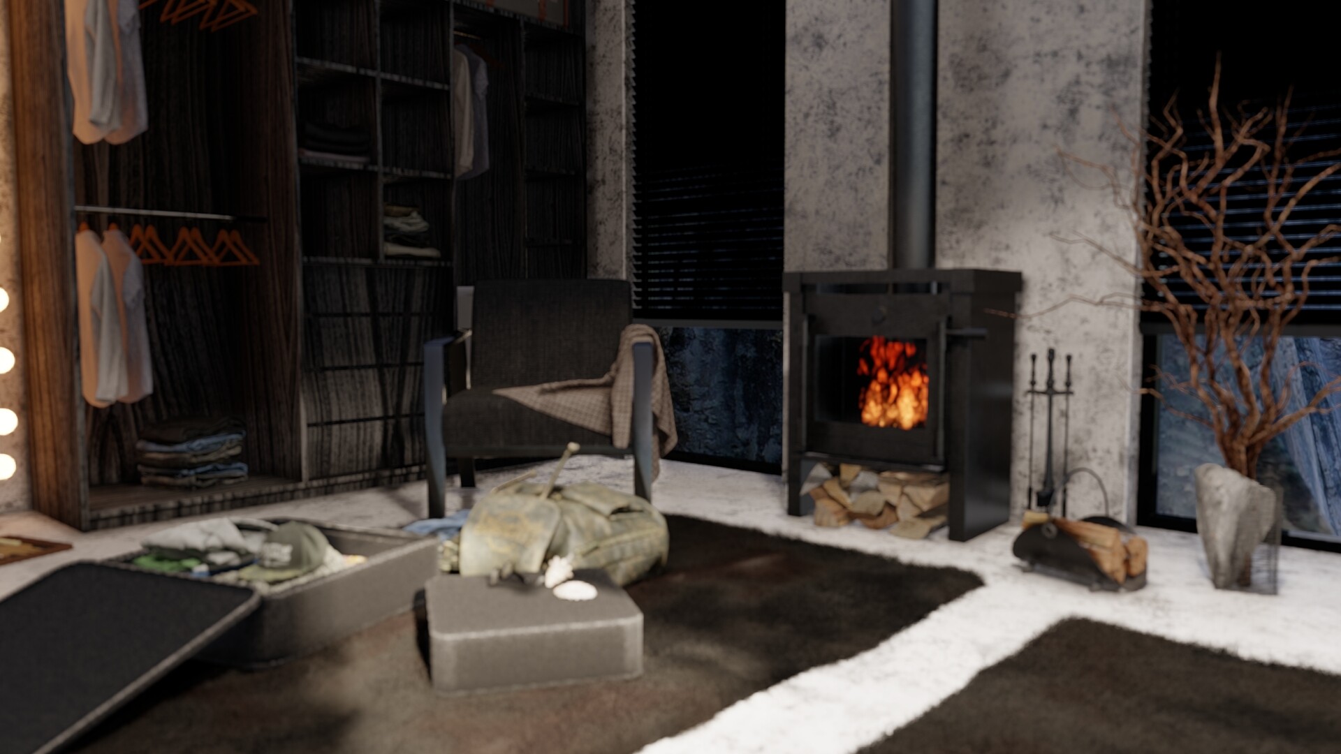 black villa bedroom - تصویر 8391