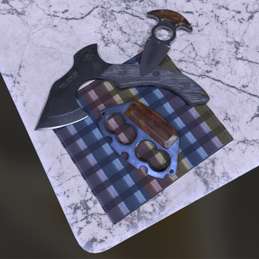 push dagger___Knuckles___MiniAxe