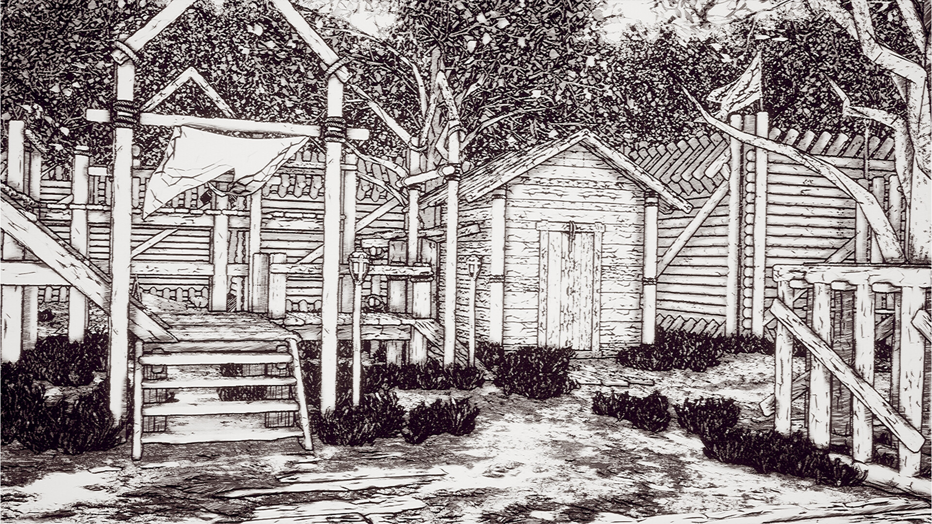 سیکا: روستا (افکت نقاشی خطی) - تصویر 8484
