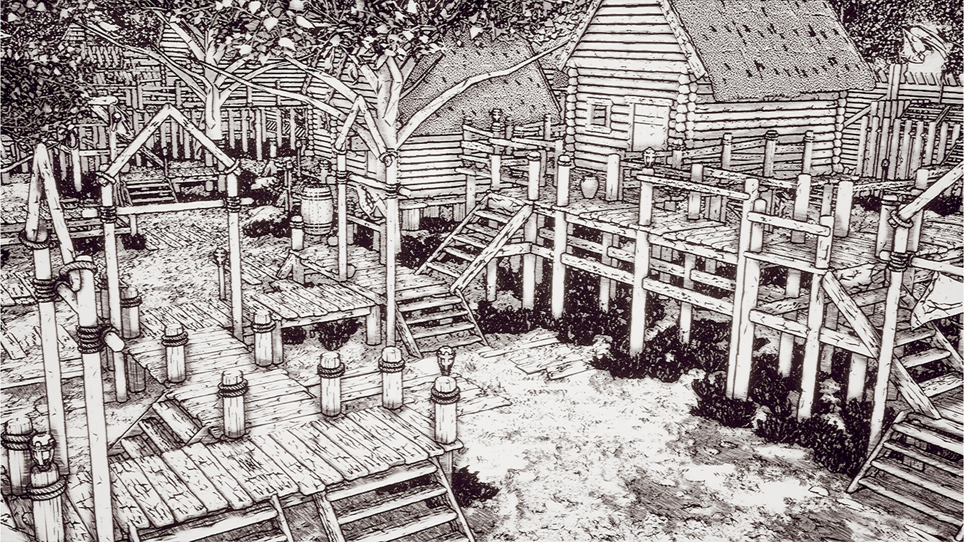 سیکا: روستا (افکت نقاشی خطی) - تصویر 8487