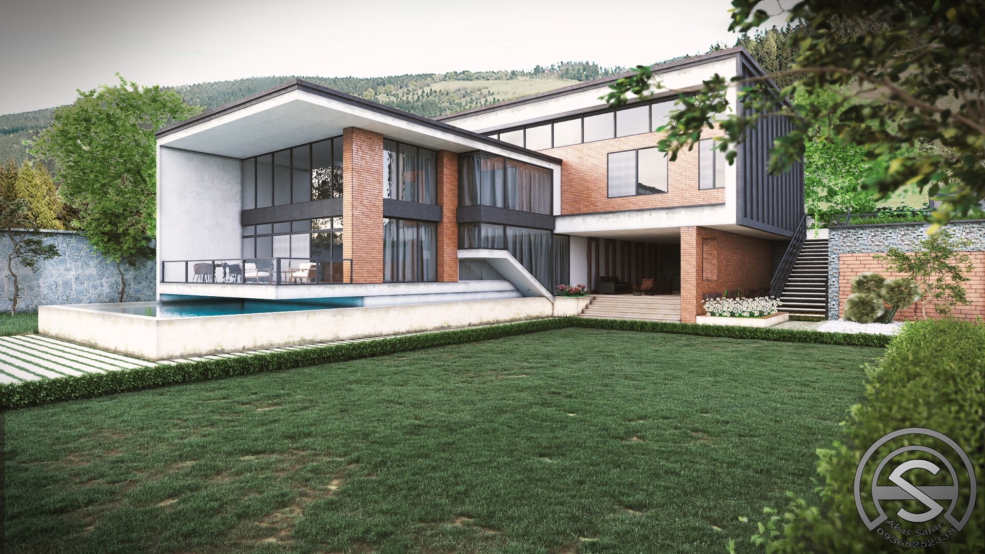 مدلسازی ویلای اوشان - تصویر 9162